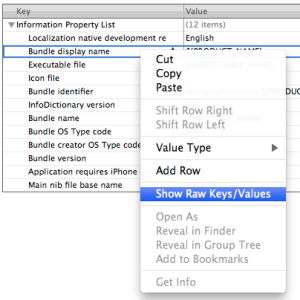 Set Raw Key Names in Xcode (click to enlarge)
