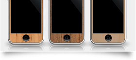 Wooden iPhone Skins